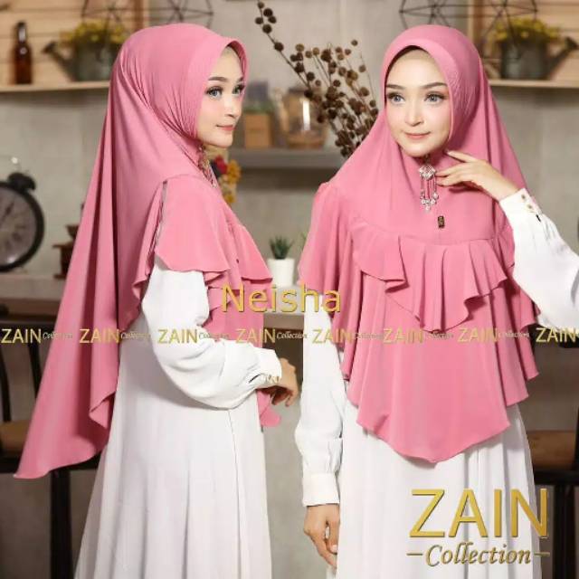 HIJAB JILBAB INSTAN MURAH KHIMAR NEISHA