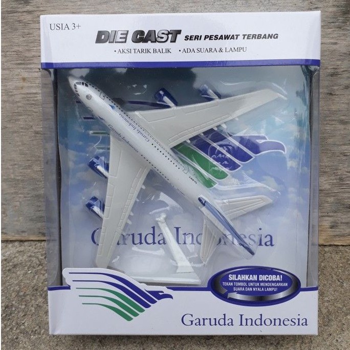 Diecast Pesawat Garuda Indonesia A380 - Miniatur Replika Diecast