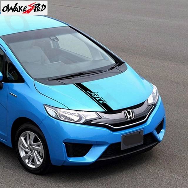 Stiker mobil Honda jazz cutting sticker kap mobil Honda jazz