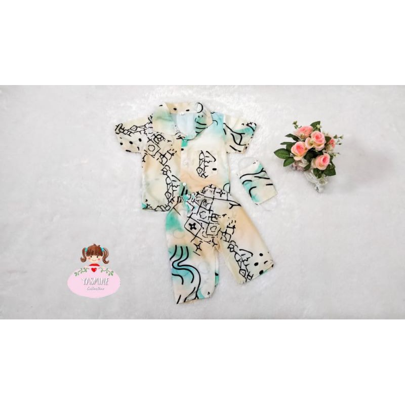 BISA PILIH MOTIF DAN WARNA Set Rayon anak Unisex /setelan Rayon anak 1-4 thn