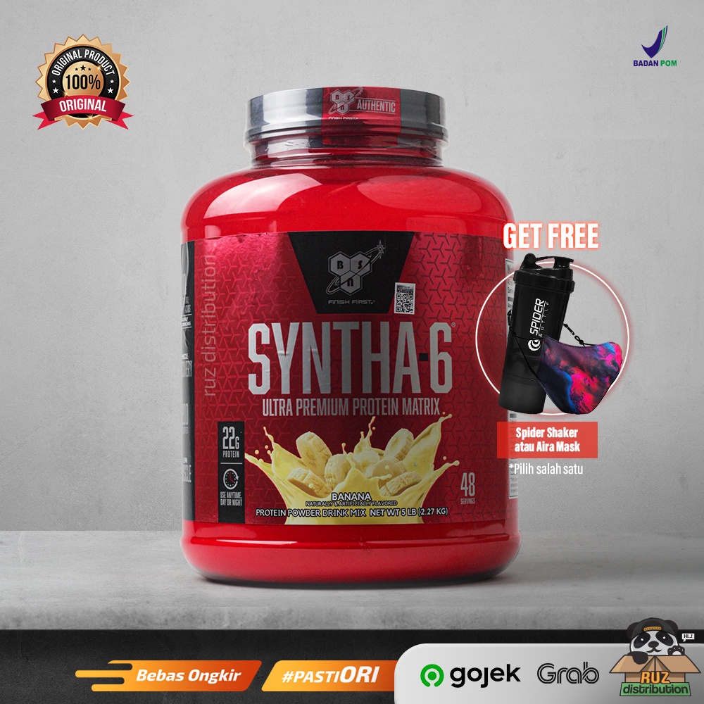 BSN SYNTHA-6 Whey Protein Premium 5Lbs - BSN Syntha6 5 Lb