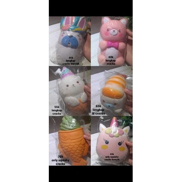 flash sale squishy/chawa/bunny cafe/kumatan/yummibear/yummipocky/supasquishy/taiyaki/kiibru