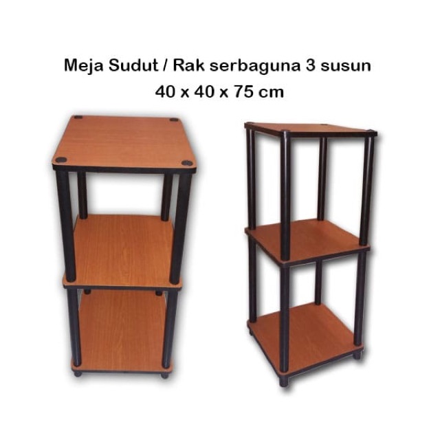  meja  sudut  3 susun  murah Shopee Indonesia