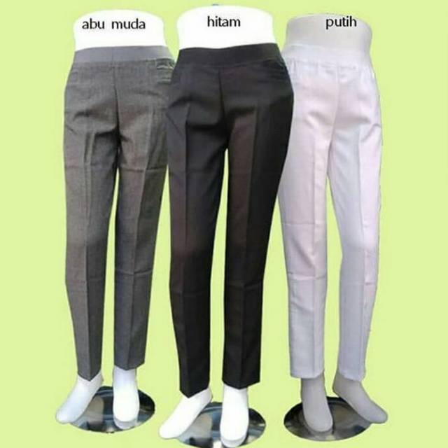 CELANA KERJA PINGGANG KARET