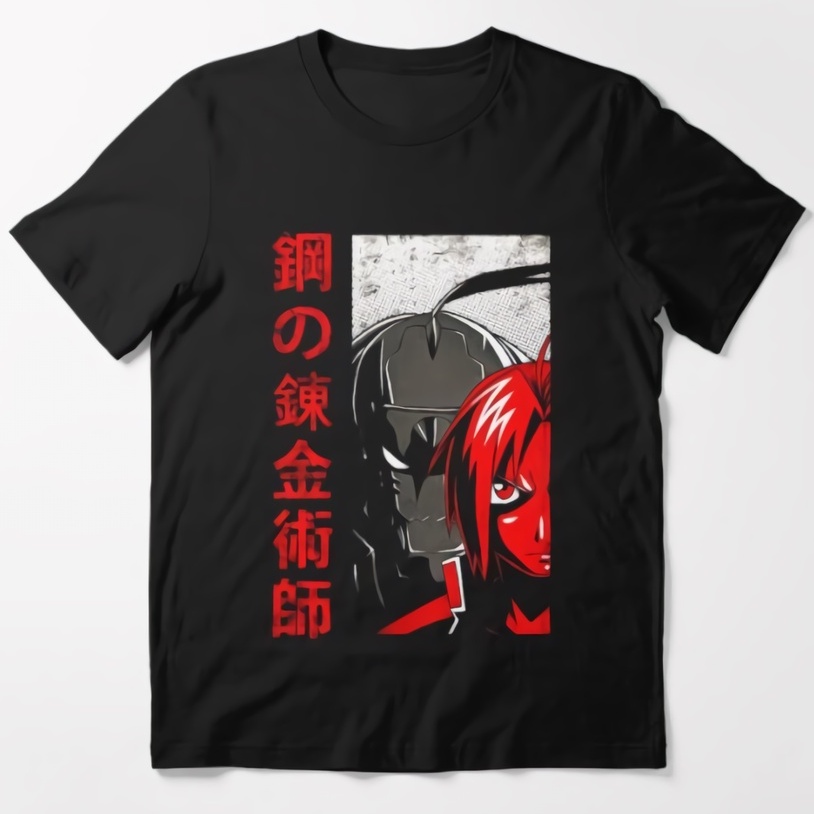 Tshirt Fullmetal Alchemist Anime Manga Premium Unisex