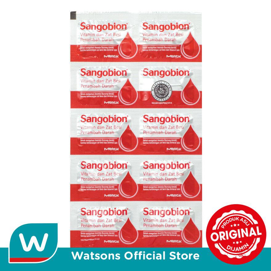 Sangobion Capsules 10's (Strip)