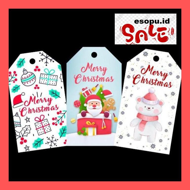 

Dek40Si Hangtag Label Natal Christmas Souvenir Hamper Kartu Ucapan Dekkd5