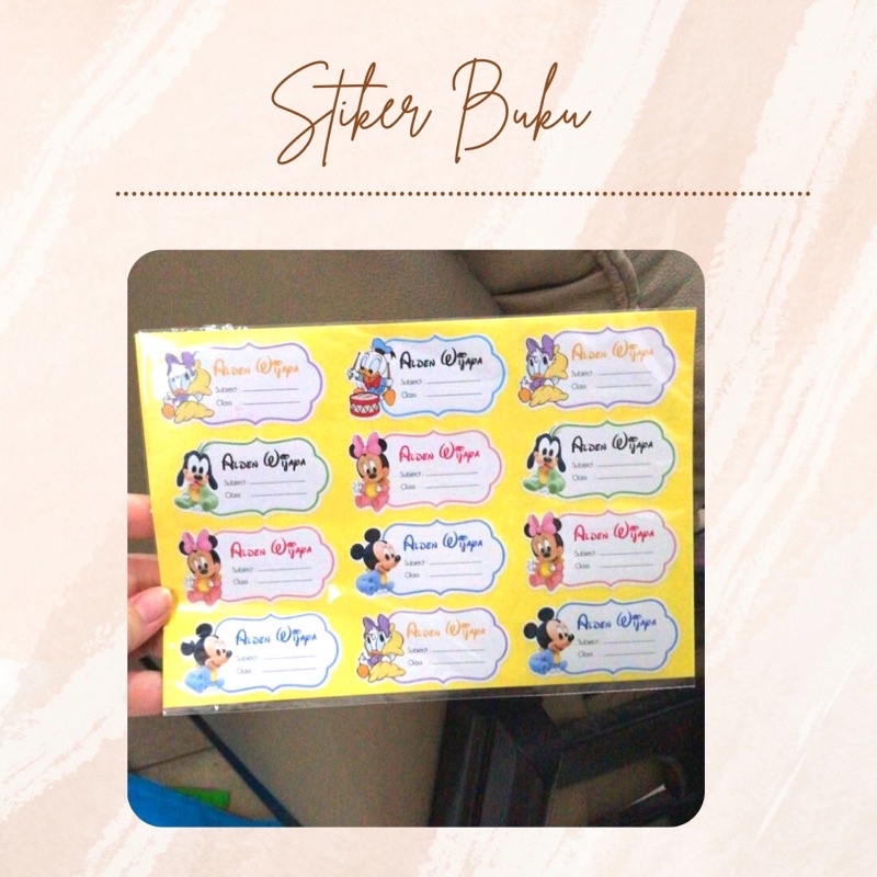 

STIKER BUKU PELAJARAN BISA DIISI
