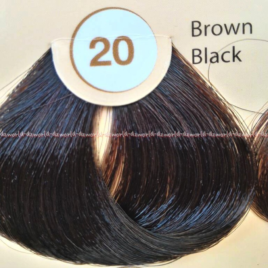 Revlon Colorsilk Hair 20 Brown Black Cat Pewarna Rambut Coklat Color Silk Pewarna Rambut Hair Color Revlon 20 Revlon20 Reflon