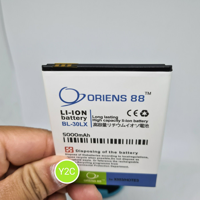 Baterai Double Power ORIENS 88  Infinix X553 X 553 Hot 3 / Batre / Batere / Batrei