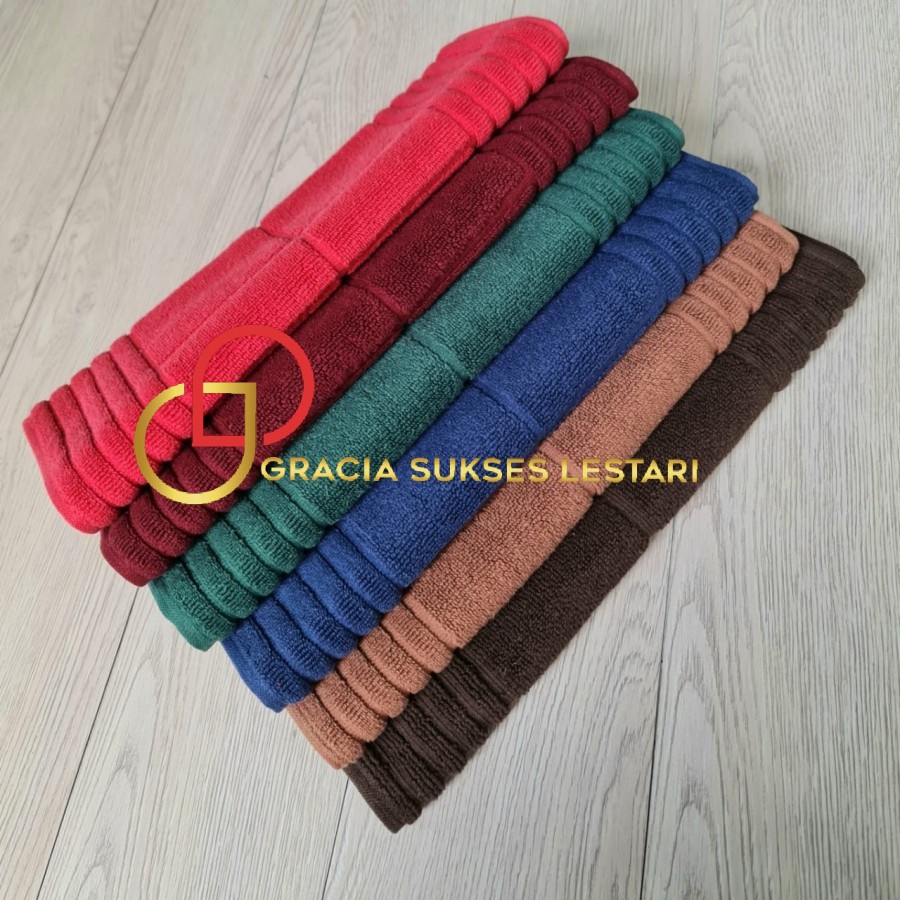 KESET KAKI HANDUK HOTEL INVICTA 40x60 POLOS TEBAL SERAP