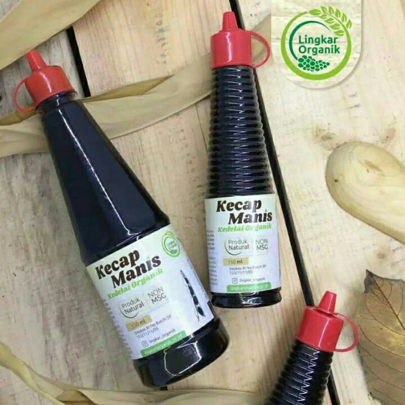 

KECAP ORGANIK NON MSG NON GMO ENAK MURAH 150ml