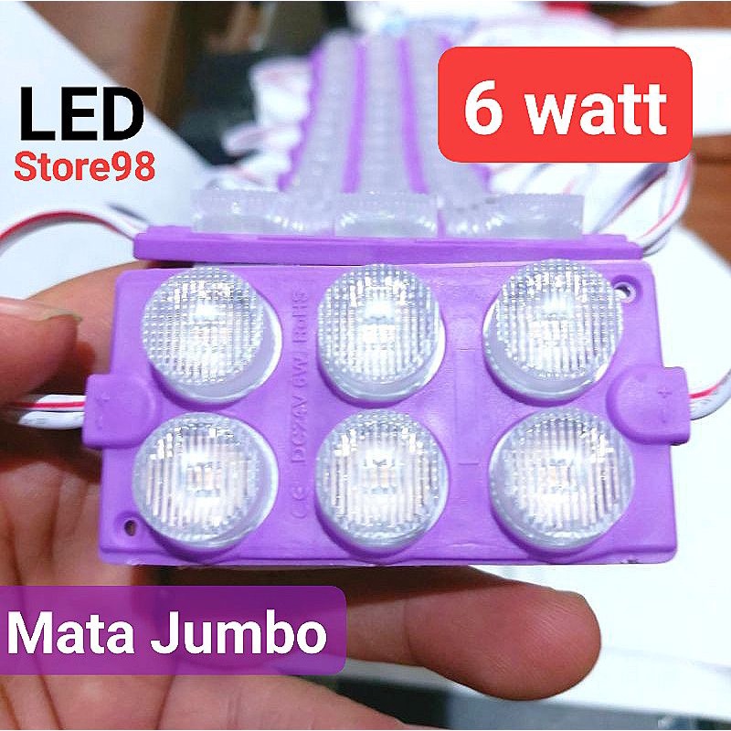 LED 6 MATA JUMBO 6 WATT VARIASI MOTOR / MOBIL