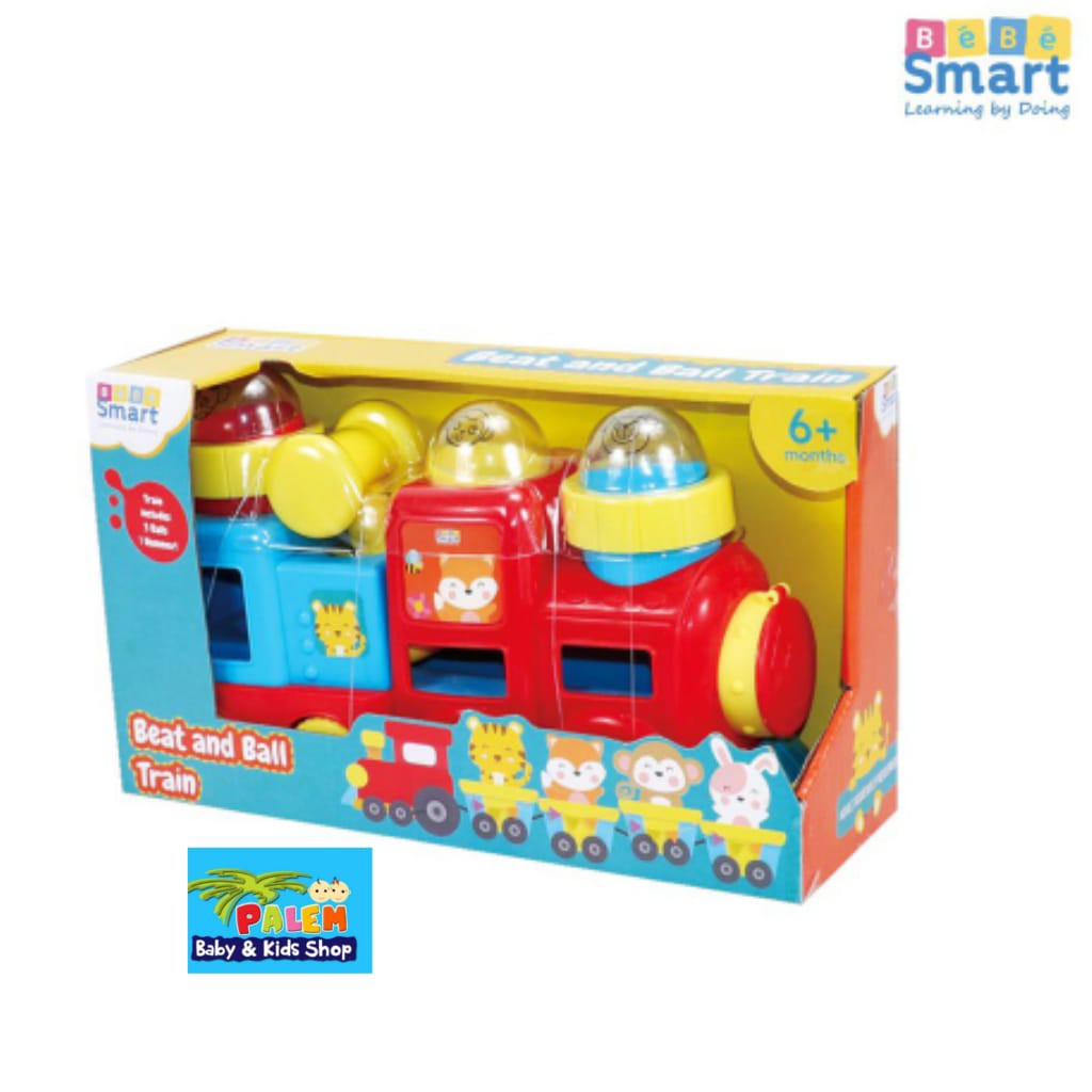 bebe smart beat and ball train/mainan kereta anak 6m+ bbs 318