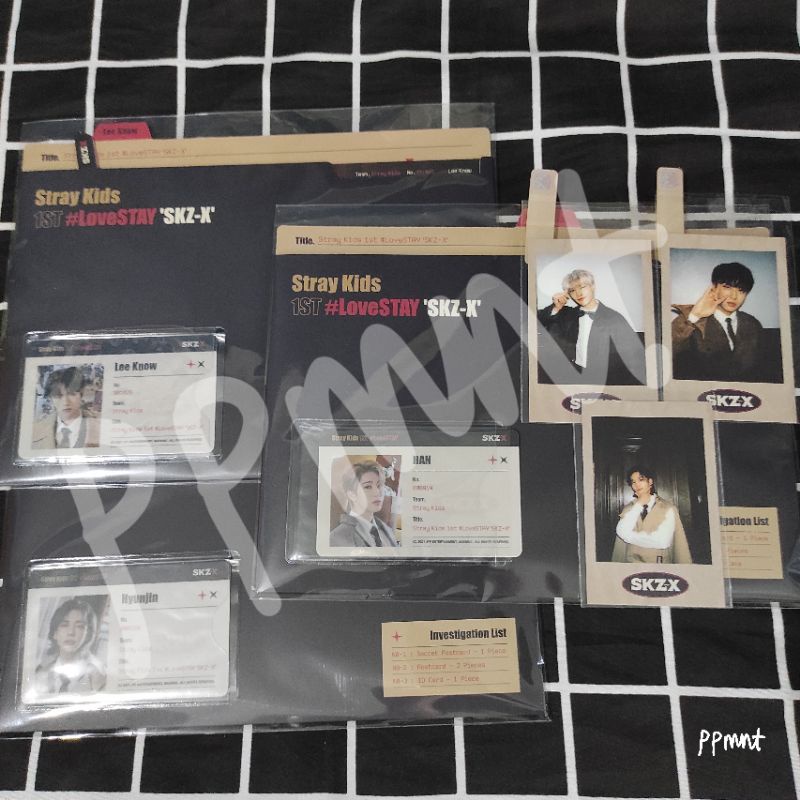 SKZ-X ID Card File Set + Benefit Hyunjin