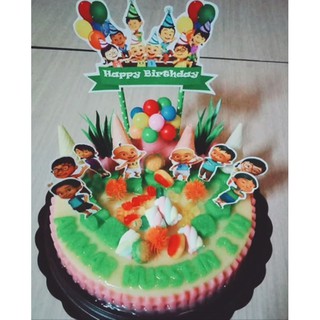 Jual Topper upin ipin topper ulang tahun topper puding topper kue ...