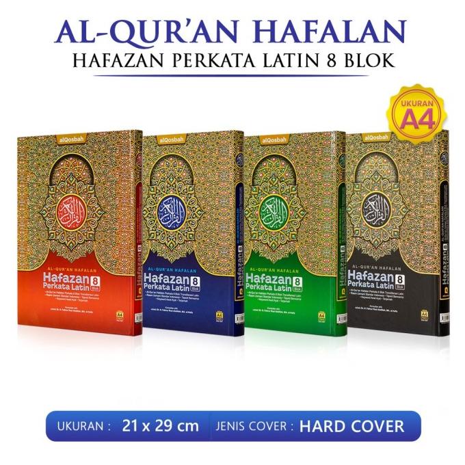 

Al Quran Hafalan PerKata HAFAZAN A4 Besar, Alquran Hafazan A4 Star Seller Termurah