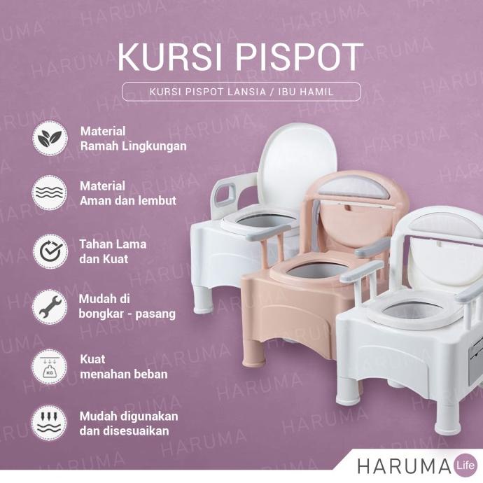 KURSI PISPOT / KURSI PISPOT LANSIA / KURSI PISPOT IBU HAMIL