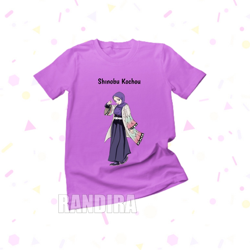 BAJU ANAK KAOS ANAK PEREMPUAN SHINOBU KOCHO BAHAN PREMIUM
