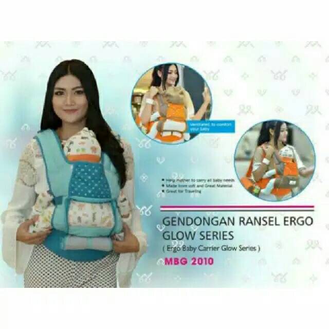 Gendongan Ransel Ergo Glow Series Moms Baby MBG 2010