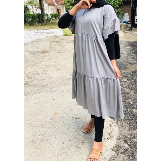 Gea Dress/Dress ruffle rayon