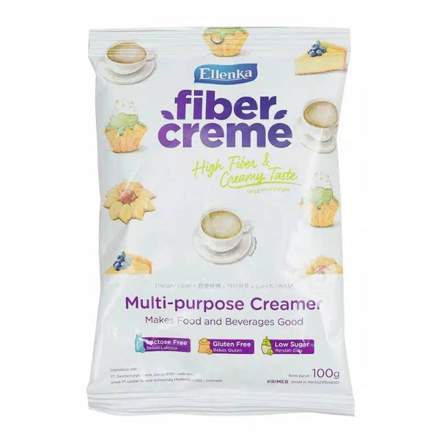 Ellenka Fiber Creme 100gr Krimer Pengganti Santan Rendah Kalori Shopee Indonesia