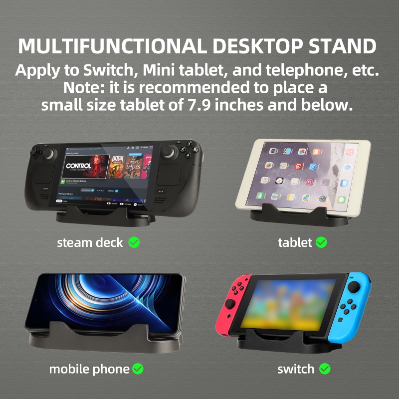 Btsg Tempat Penyimpanan Dock Untuk Steam Deck Switch Series Handphone Game Console