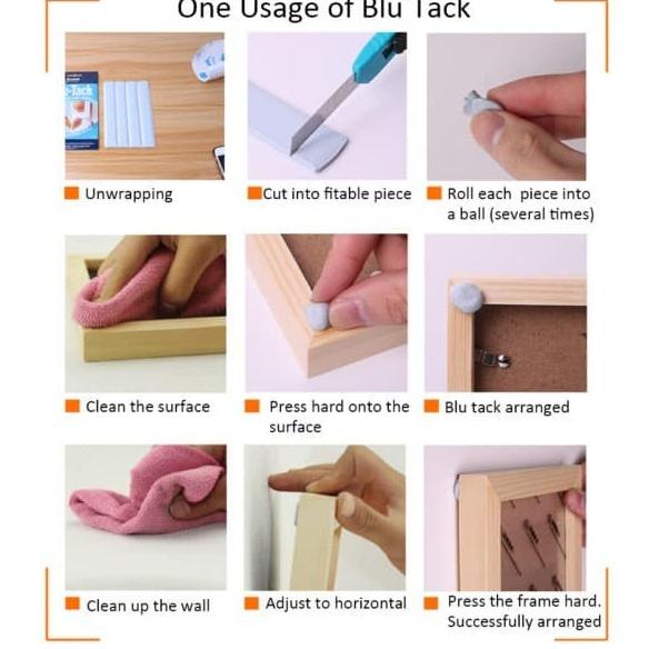 

Blu Tack (Lem Serbaguna Yg Bisa Dipakai Berulang-Ulang)