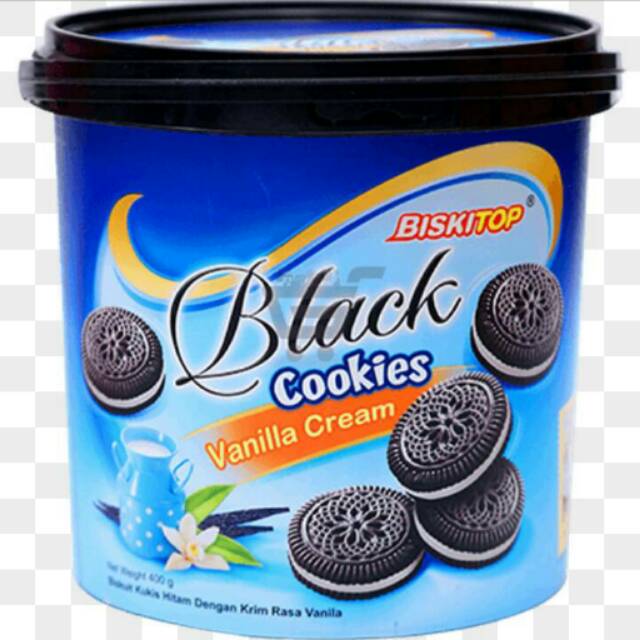 

BISKITOP BLACK COOKIES 1 DUS 6 kaleng