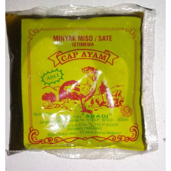 

Minyak miso/ minyak sate
