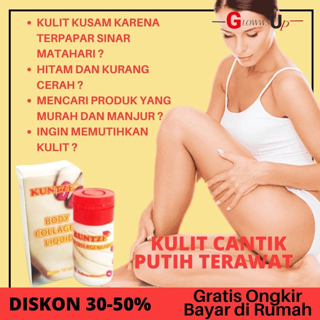 BIBIT CAIR INFUS KUNTZE BODY COLLAGEN LIQUID 15ML - KUNTZE BIBIT INFUS BPOM PEMUTIH KULIT