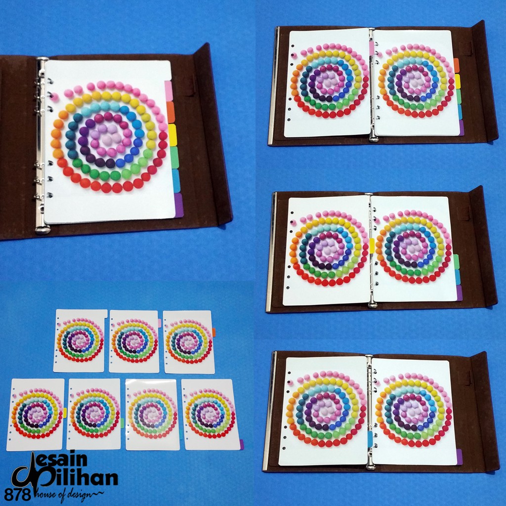 

Pembatas Samping Binder Colorful Marbles 2 Ring, 6 Ring, 20 Ring, 26 Ring 1 Set 7 Lembar Murah