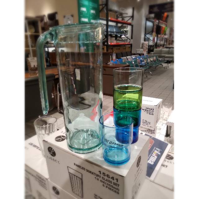 PITCHER SET / GLASS SET APPETITE / GELAS TAMU LUCU MURAH /GELAS PLASTIK