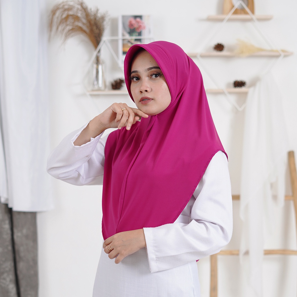 Khimar Jersey / Khimar Pinguin-Pinguin Fuschia
