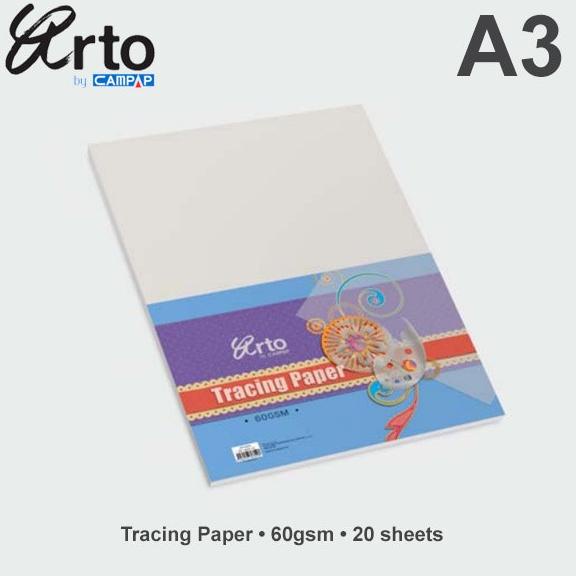 

(BISA COD) Arto A3 Tracing Paper 65gsm / Kertas Kalkir SPECIAL Kode 1072