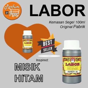BIBIT PARFUM MURNI LABOR MISIK HITAM 100 ML | SEGEL
