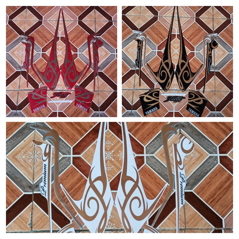 stiker striping motor yamaha Fino premium 2016