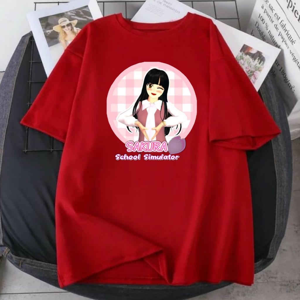 BAJU ANAK KAOS ANAK PEREMPUAN SAKURA SCHOOL SIMULATOR