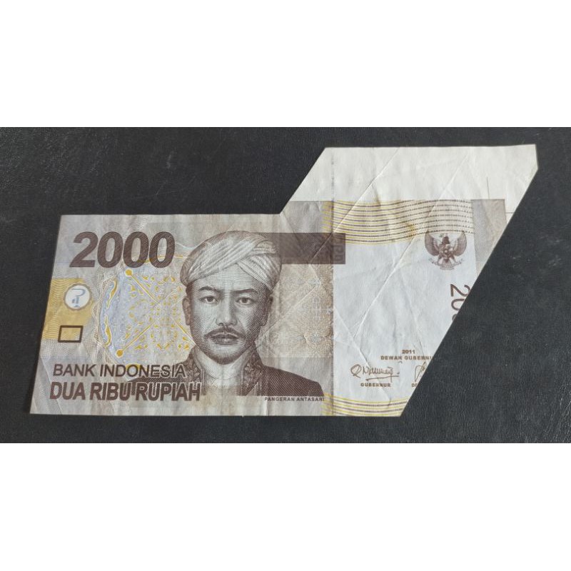 uang misscut salah potong 2000 pangeran Antasari extreme