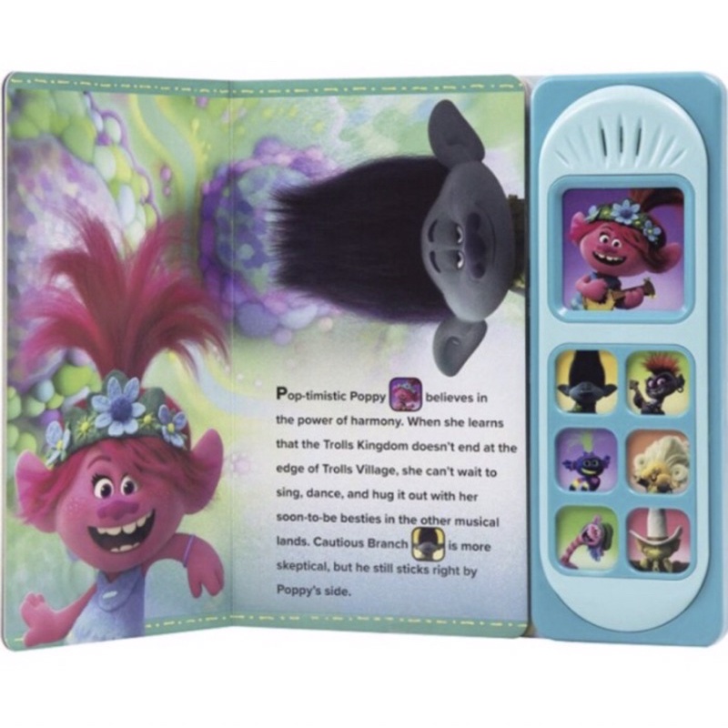 Trolls Troll Lotta Love Soundbook boardbook impor import