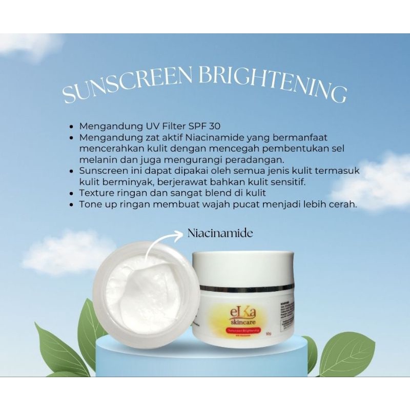 ELKA SKINCARE / SUNSCREEN BRIGHTENING WITH NIACINAMIDE / SUNSCREEN BRIGHTENING WITH NIACINAMIDE ELKA