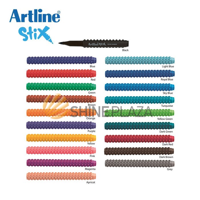 

Artline Stix Brush Marker - Brush Pen Artline Stix