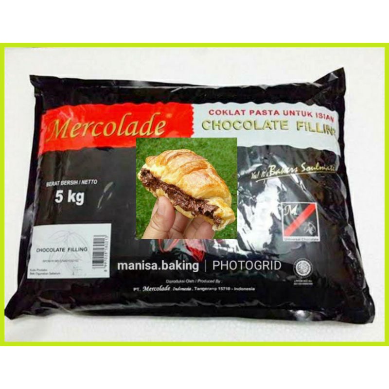 

MERCOLADE CHOCOLATE FILING 250 gr REPACK PASTA COKLAT UNTUK ISIAN 250 GR SELAI COKLAT