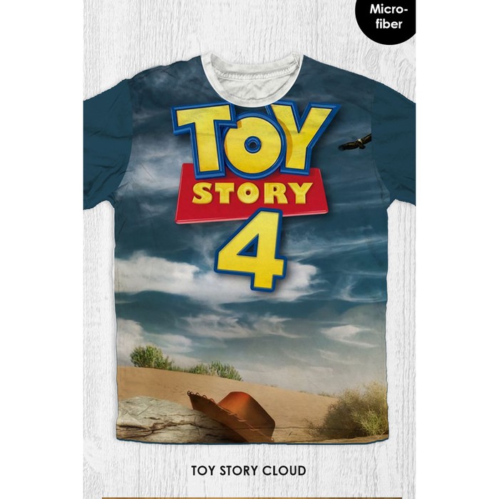 Baju Kaos Anak & Dewasa Toy Story - Toy Story Cloud