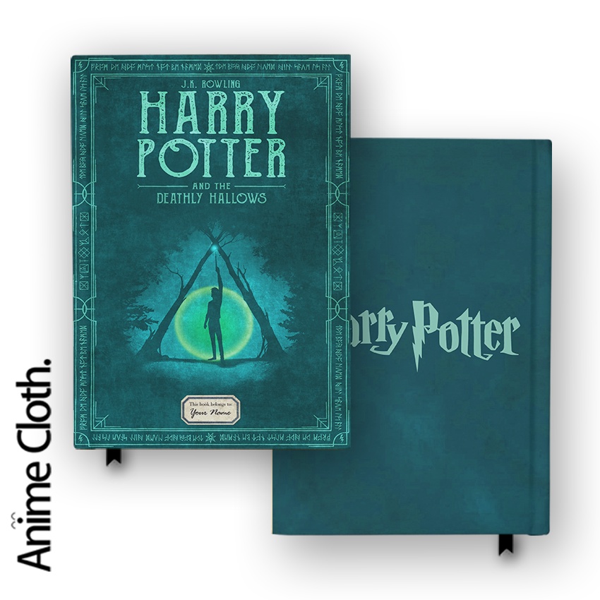 

Notebook Buku Tulis Harry Potter The Deathly Hallows Custom Hardcover Diary Agenda Jurnal