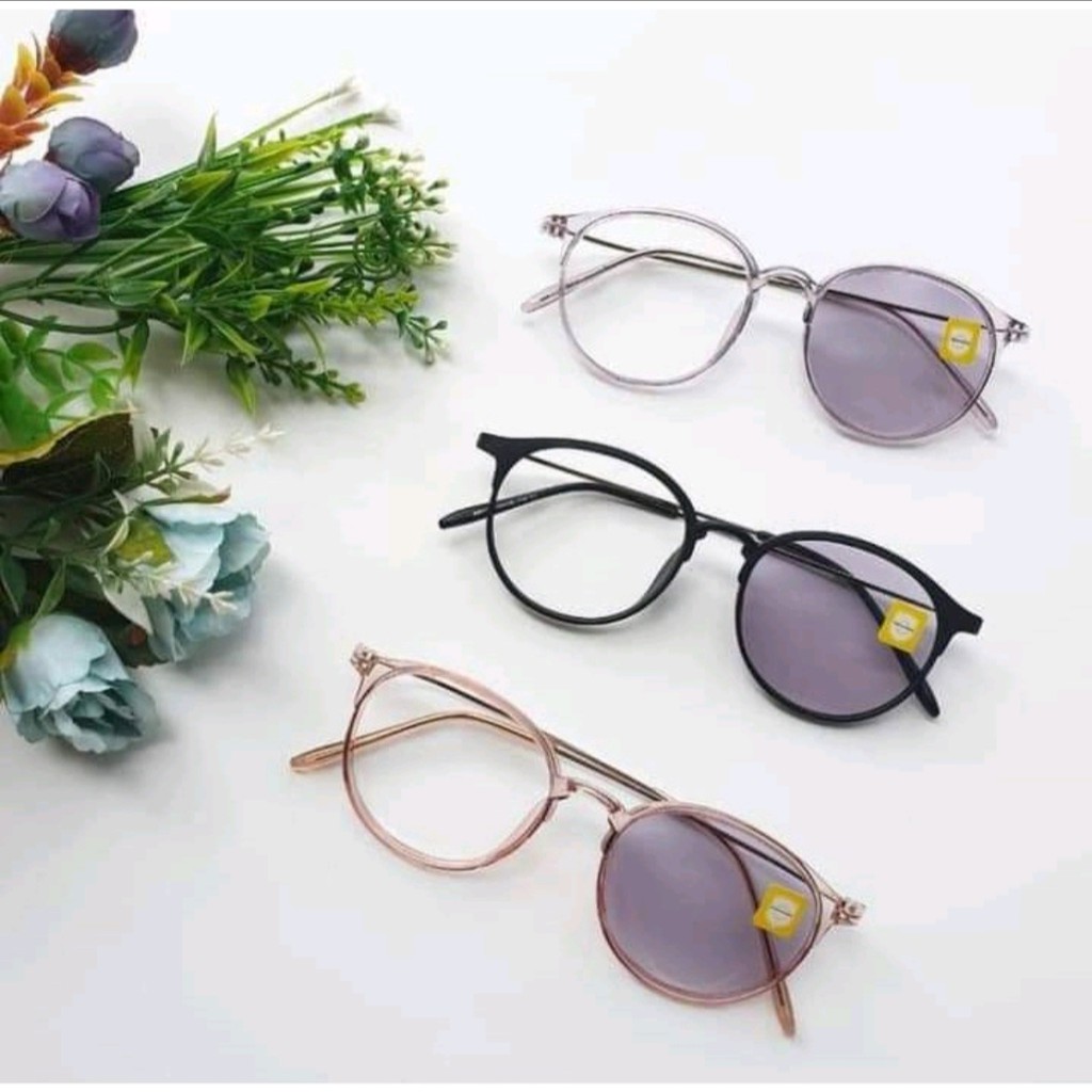 New, Kacamata Photocromic, Wanita Pria, Kacamata Photocromic Unisex, Frame Optik