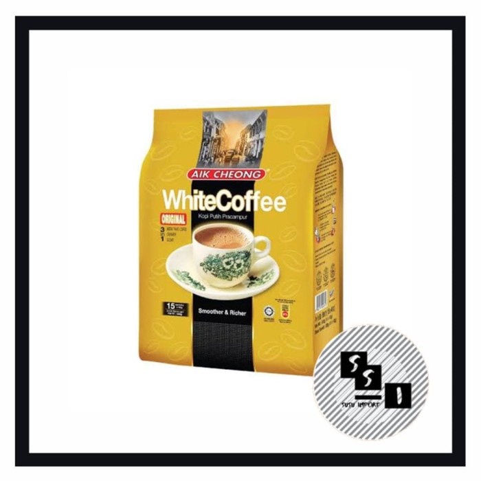 

Aik Cheong White Coffee/ Instant White Coffee / coffee 3in1 600g 15s