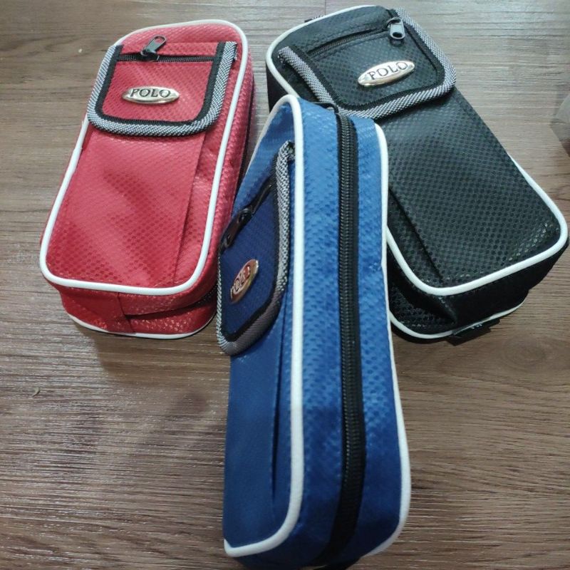 

Tempat Pensil kain murah Polo Premium lesleting Import Big