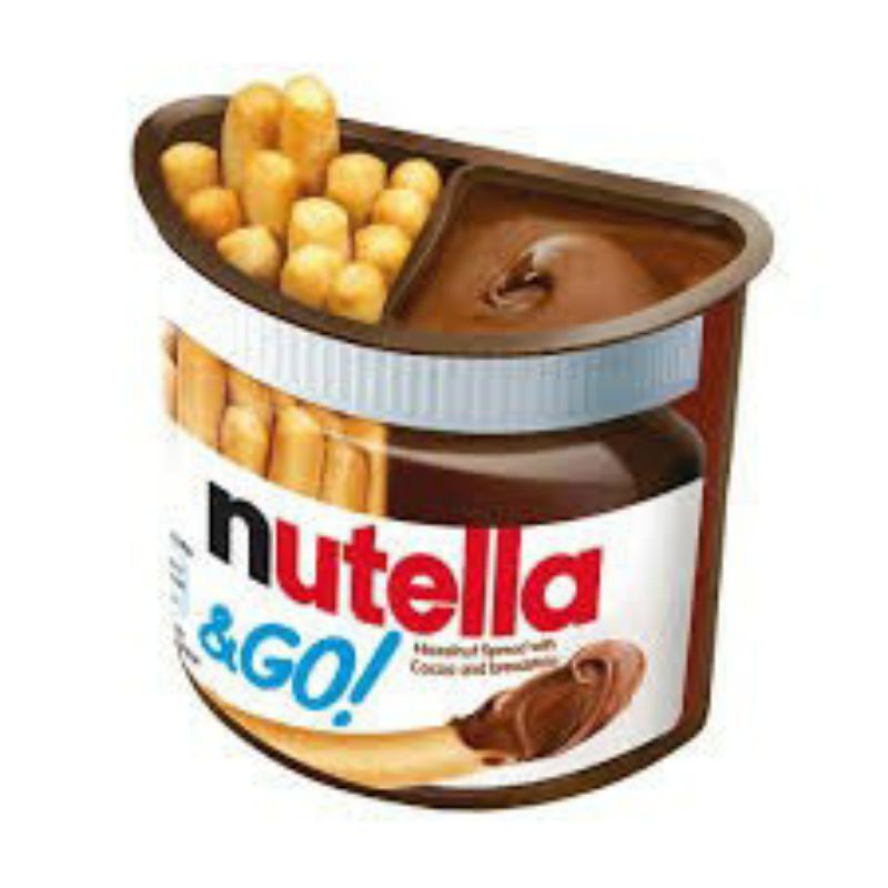 

BISCUIT STICK/STIK BISKUIT COKLAT IMPORT MERK NUTELLA&GO!