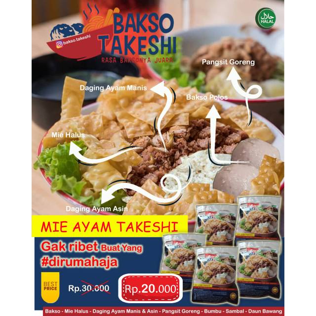 

Mie ayam Takeshi